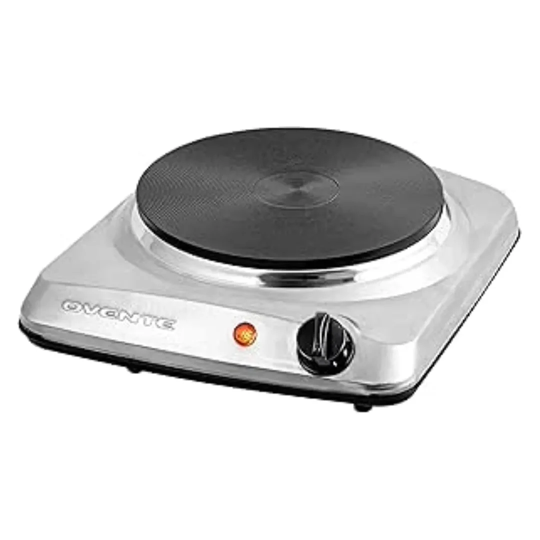 Ovente Electric Countertop Single Burner - Silver