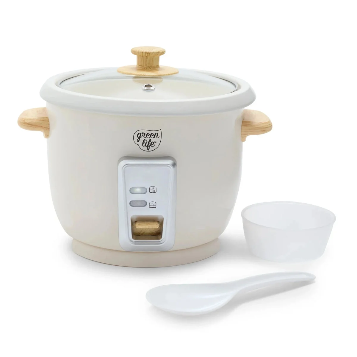 Greenlife Non Stick Electric Rice Cooker - Cream