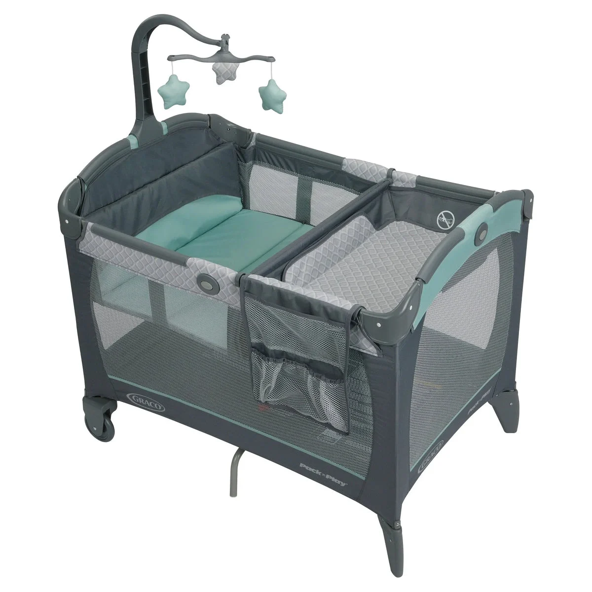 Graco Pack 'n Play Change 'n Carry Playard - Grey/Beige