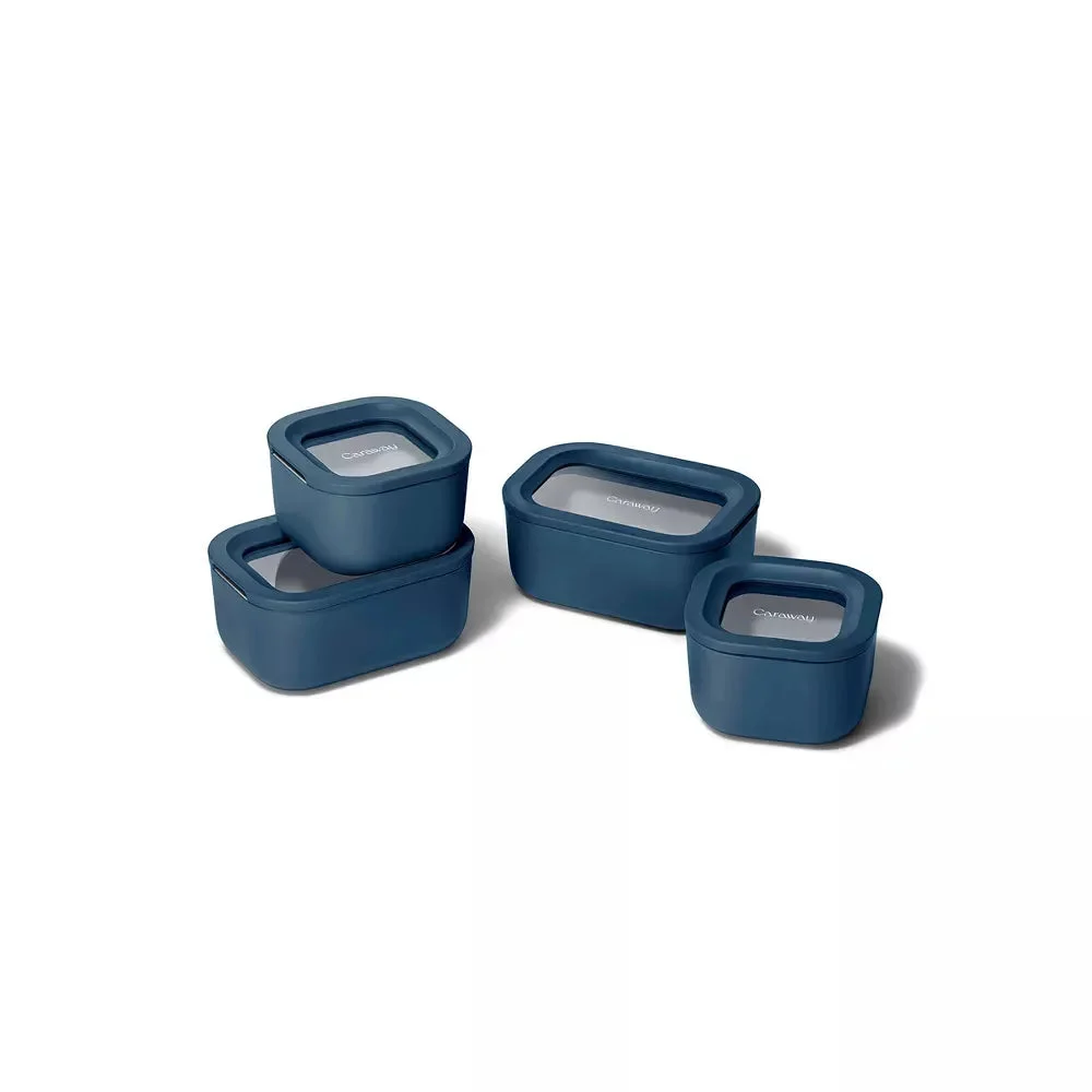 Caraway 9pc Mini Food Storage Set - Navy