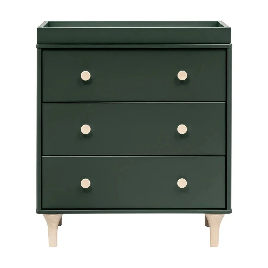 Babyletto 3-Drawer Changing Table Dresser - Forest Green