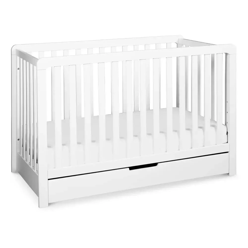 Carter's by Davinci Colby 4-in-1 Convertible Crib with Trundle Drawer - White