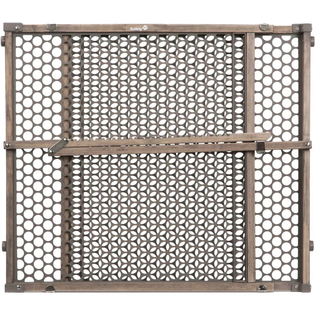Safety 1st Vintage Grey Wood Doorway Gate - Gray