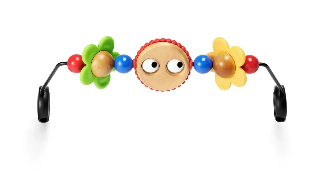 BabyBjörn Wooden Toy for Bouncer - Googly Eyes