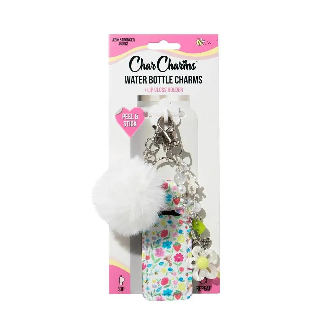 CharCharms Charm Bundle Lip Gloss Holder Floral Pattern