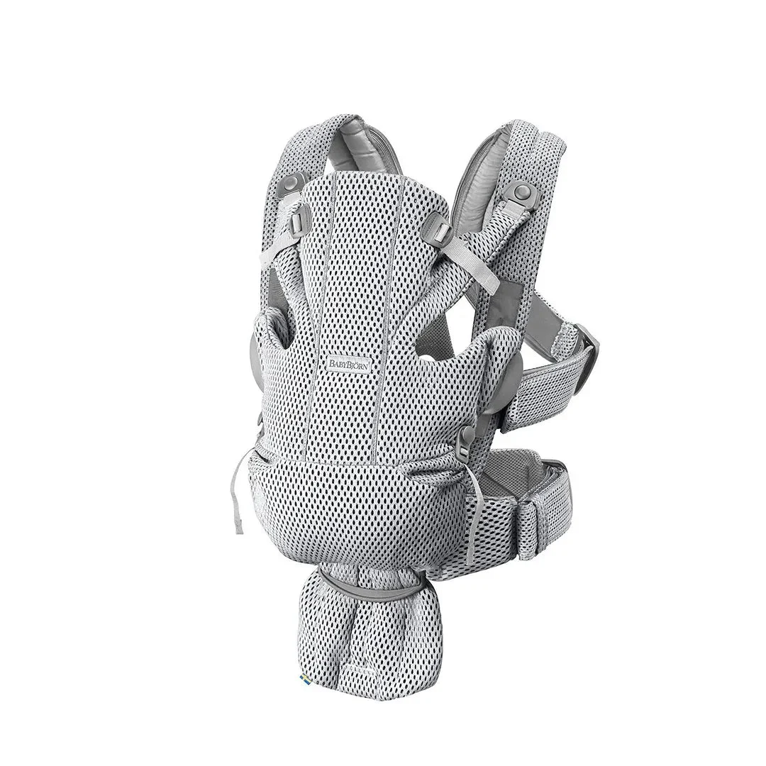 BabyBjörn Baby Carrier Free Gray 3D Mesh - Gray