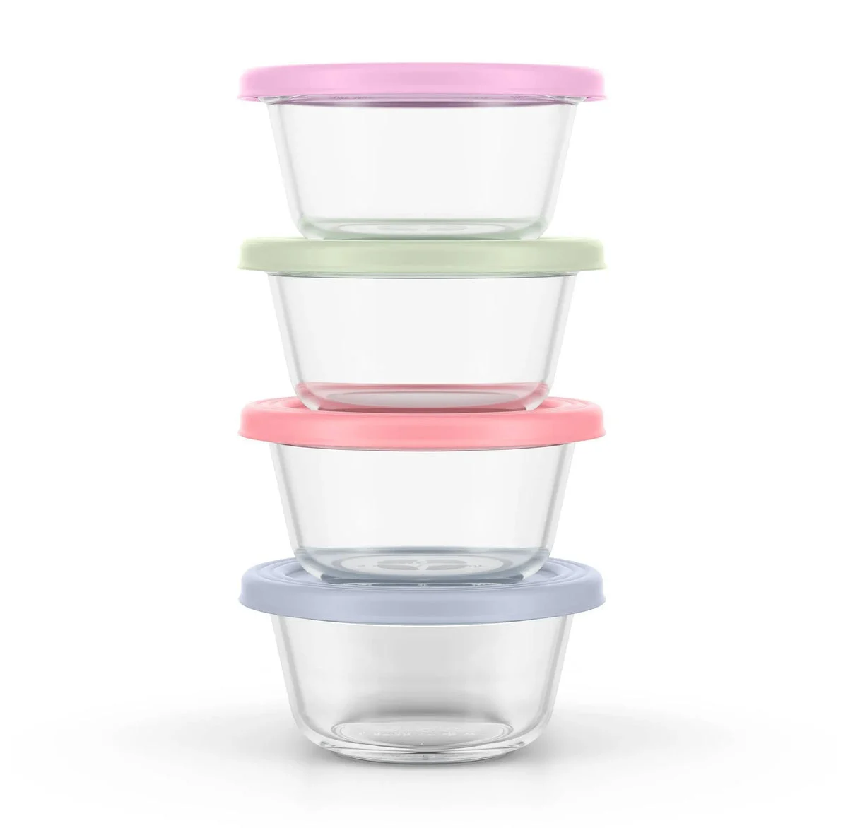 Ello Everyday 4pk 2c Round Food Storage Container Set