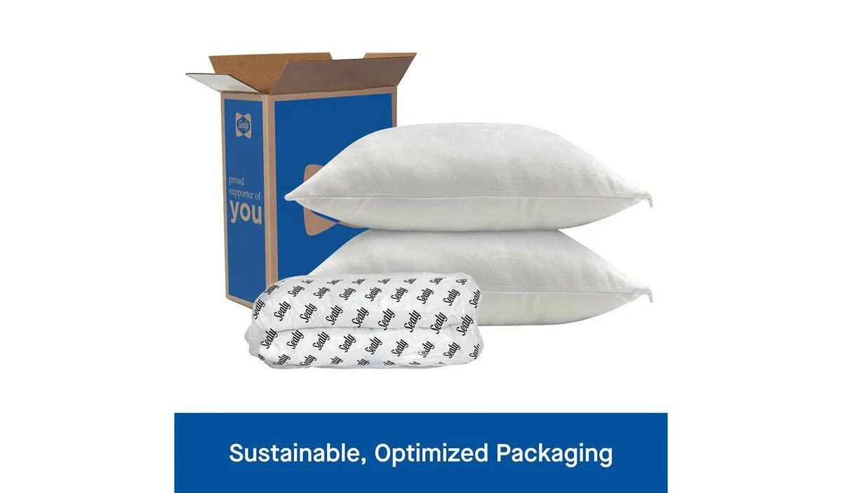 Sealy Standard/Queen 2pk Huggable Bed Pillow