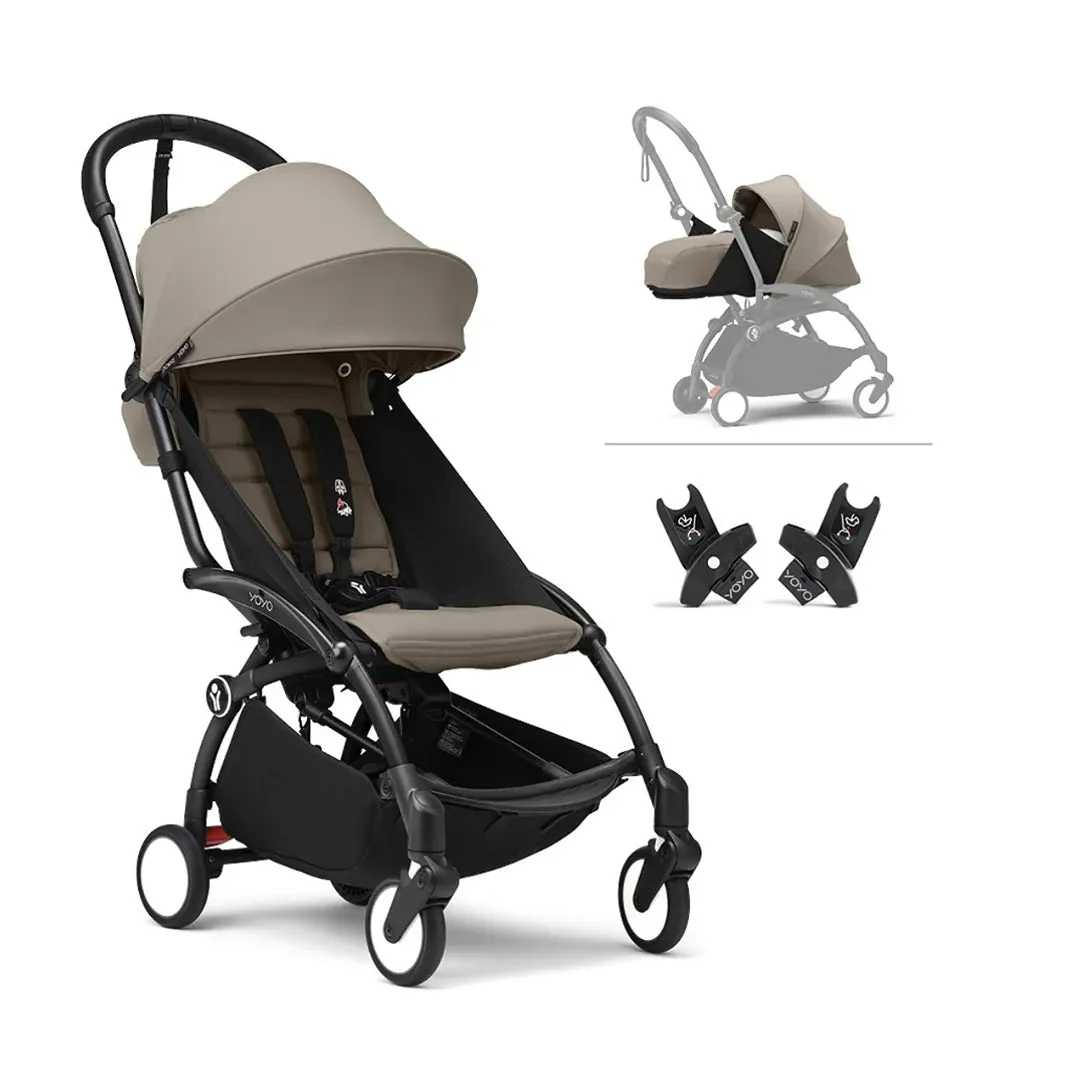 Stokke Yoyo3 Stroller Bundle - Taupe