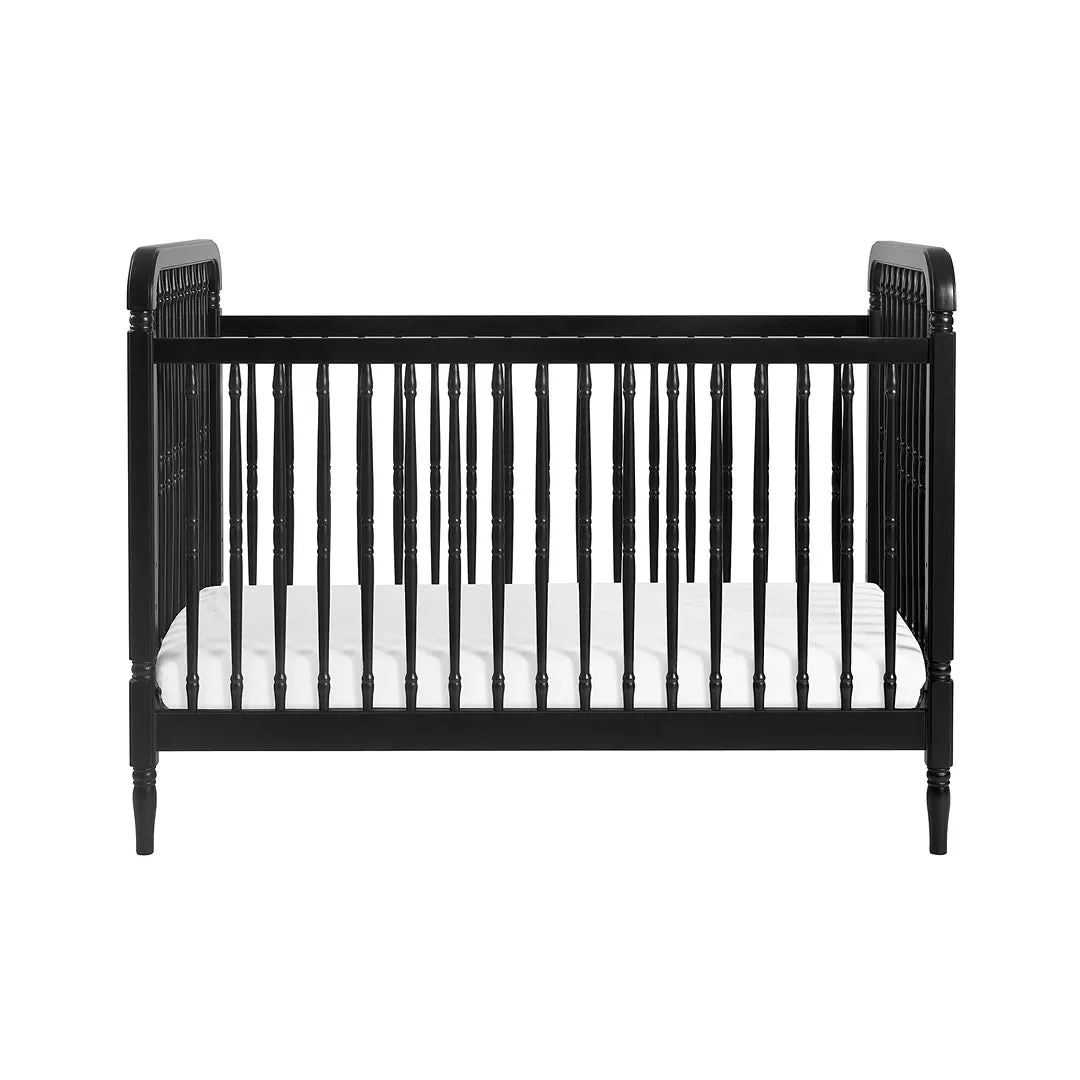 Namesake 3-in-1 Convertible Spindle Crib with Toddler Bed Conversion Kit - Black