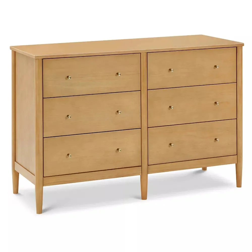 Davinci Frem 6-Drawer Dresser - Honey