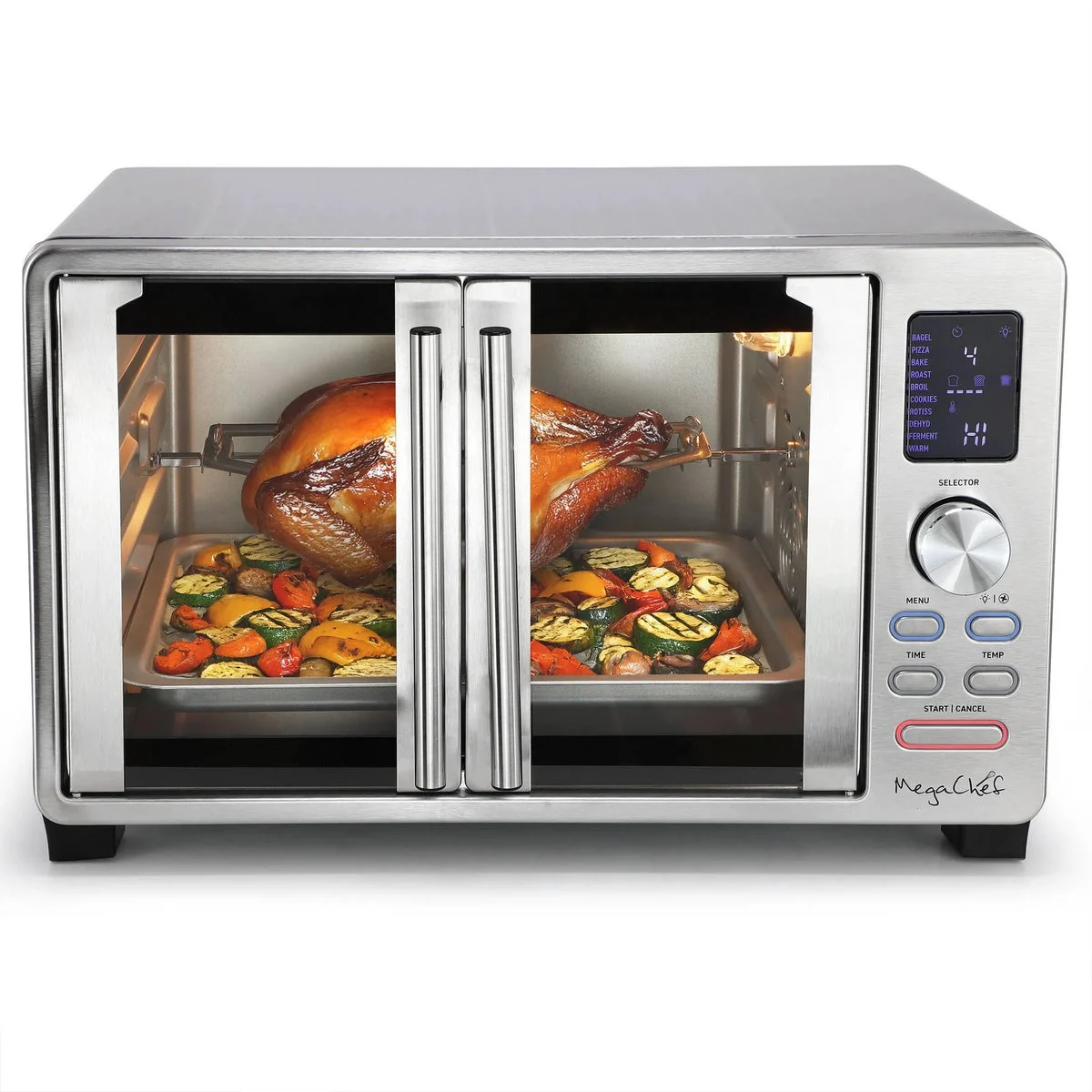 Megachef Digital Electric French Door Multi-Function Counter Top Oven