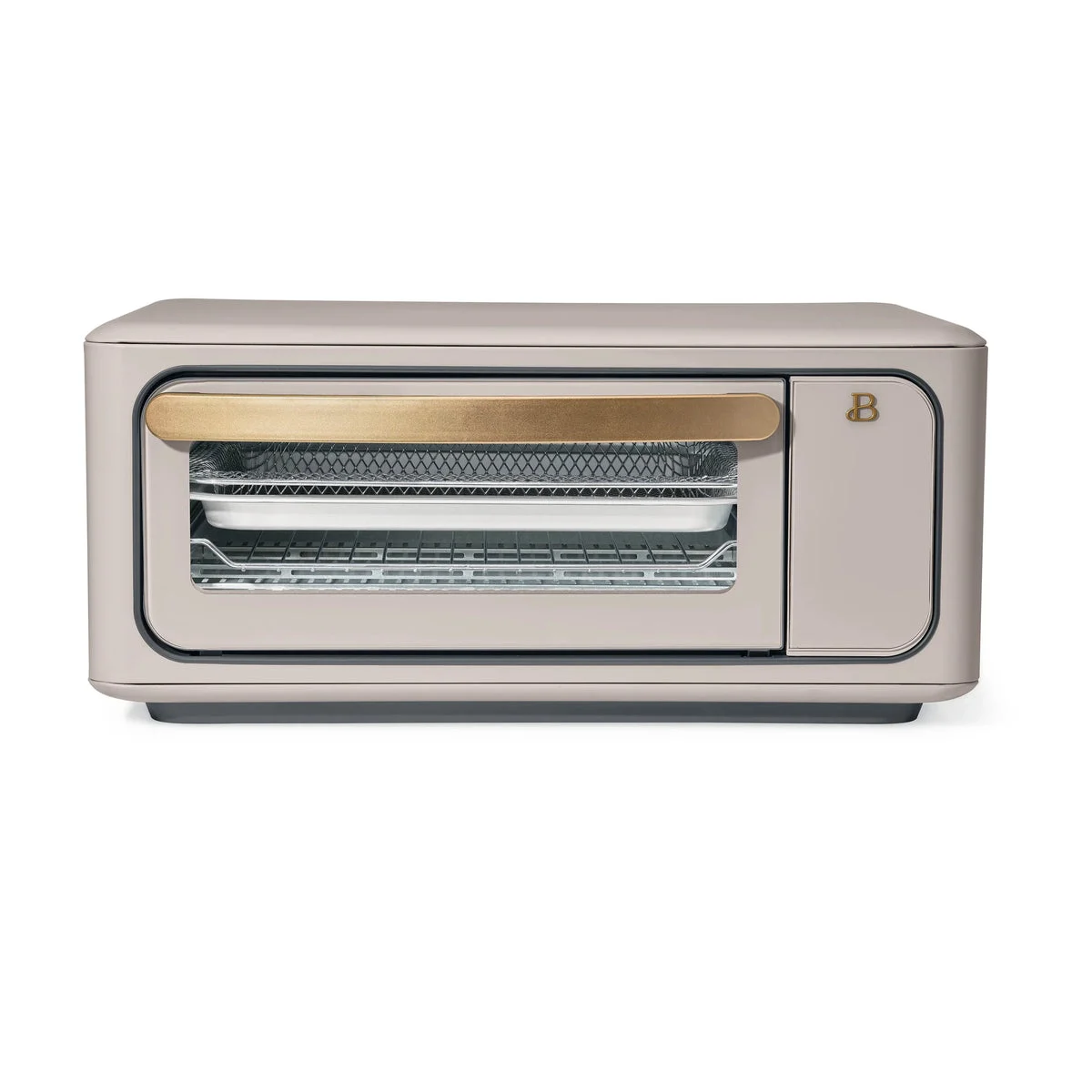 Beautiful Infrared Air Fry Toaster Oven, 9-Slice, 1800 W, Porcini Taupe