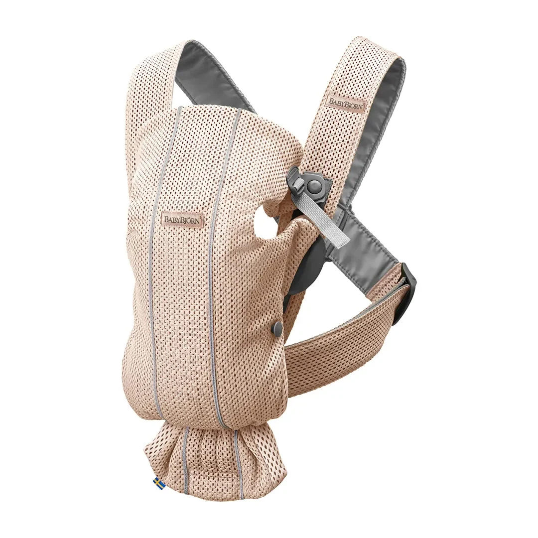 BabyBjörn Baby Carrier Mini 3D Mesh - Pearly Pink