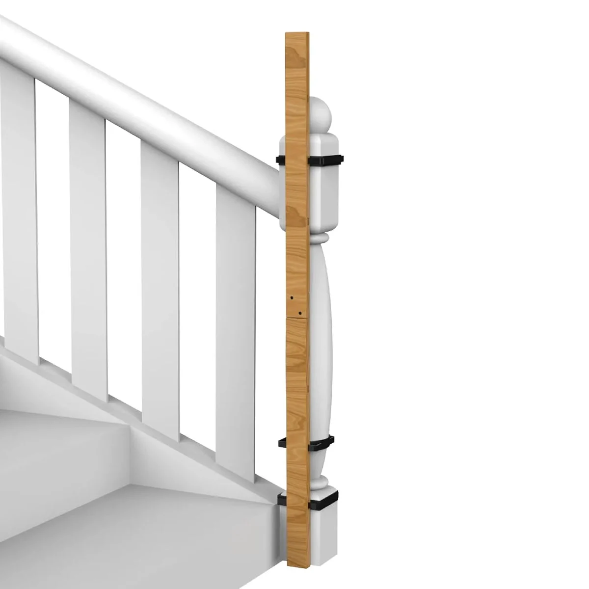 Perma child safety Safety Extra Tall Universal Banister Adapter Kit, 42