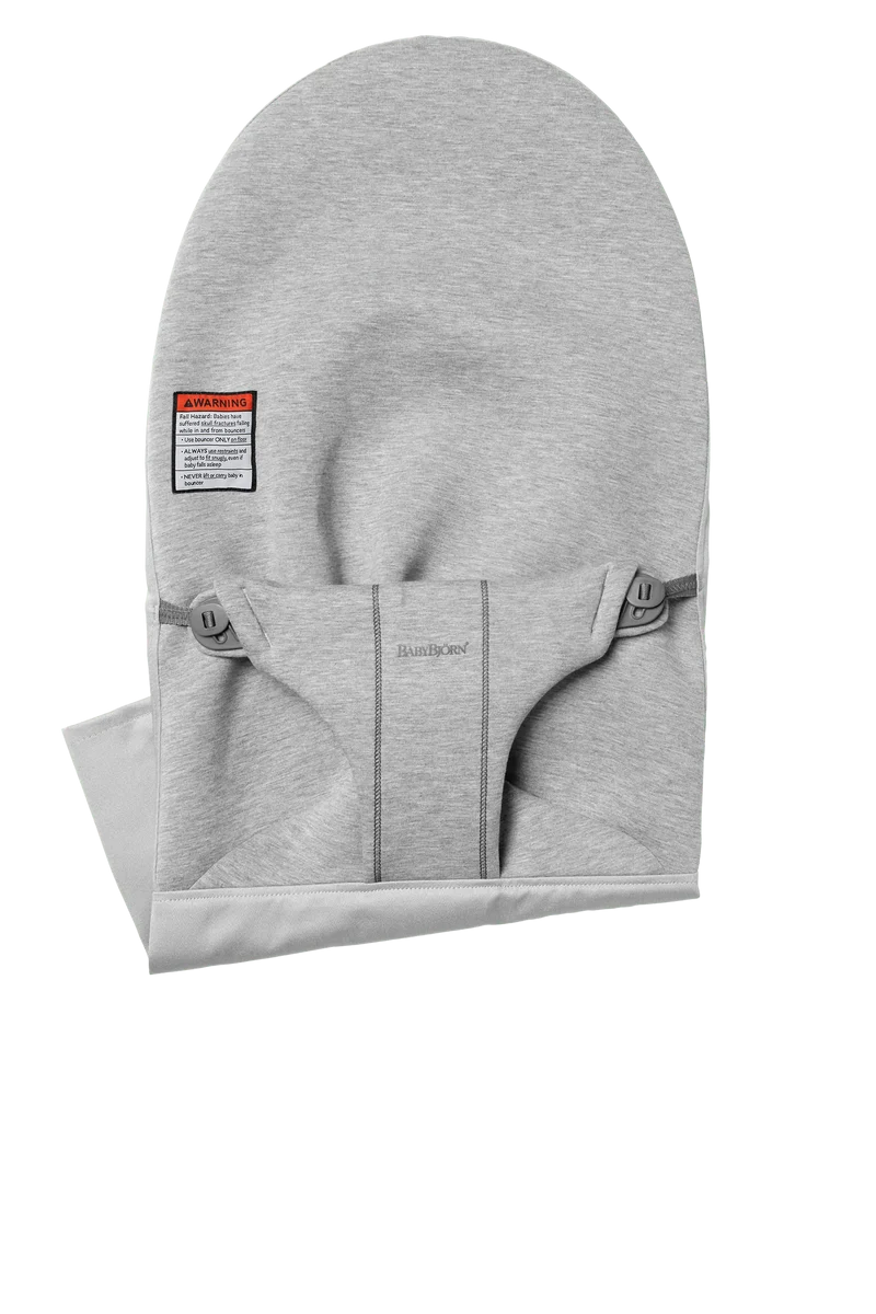 BabyBjörn Extra Fabric Seat for Bouncer Bliss - Light Gray / 3D Jersey