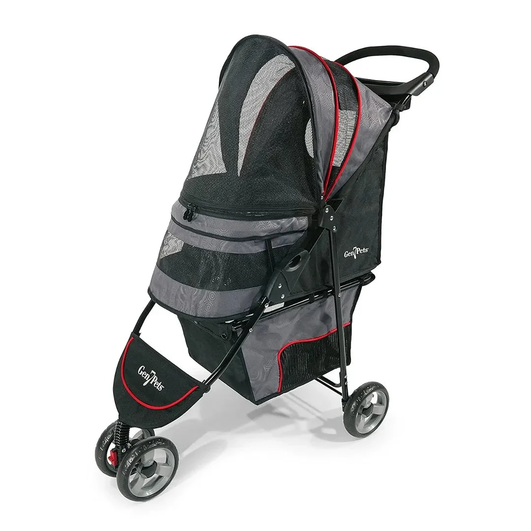 Gen7Pets Regal Plus Dog Stroller - Gray Shadow Pet Stroller Dark Gray
