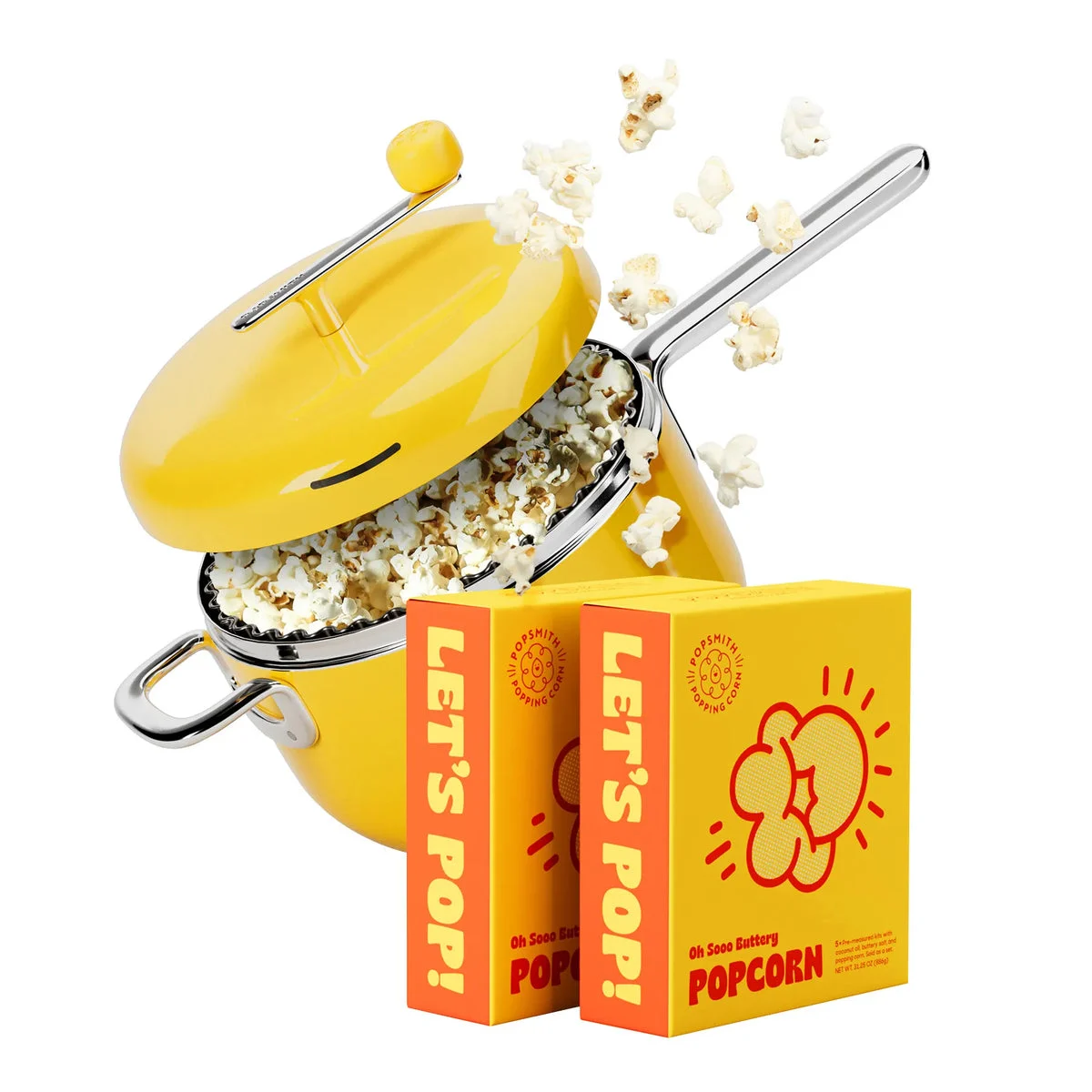 Popsmith Popcorn Popper - Yellow