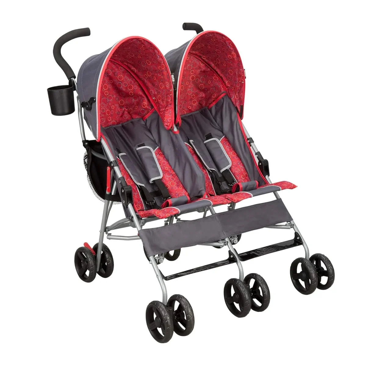Delta Children Side by Side Double Stroller - Grey