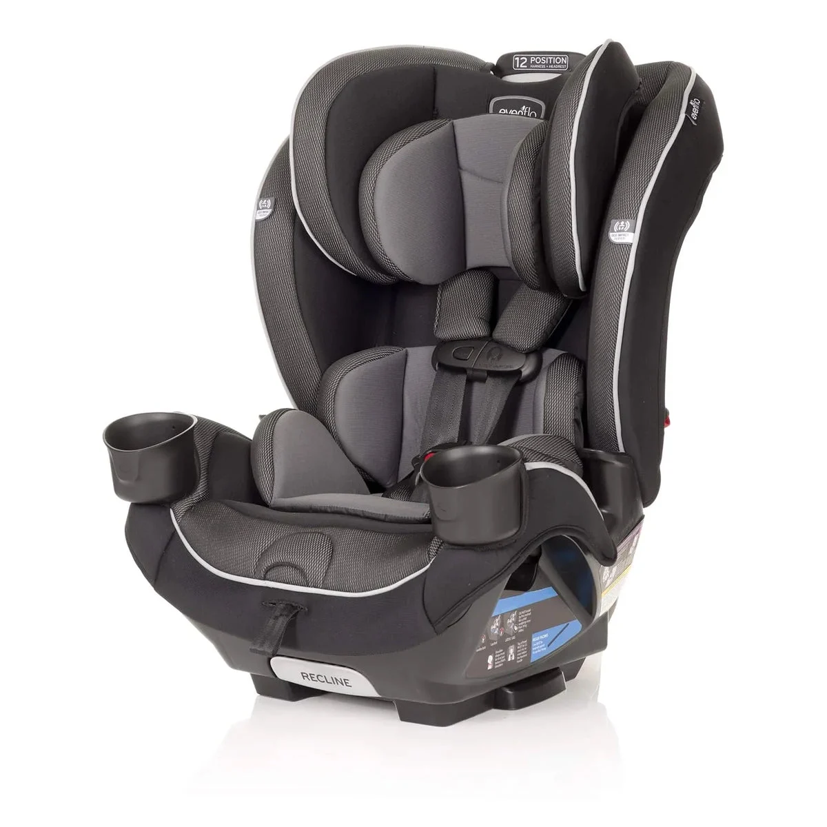 Evenflo EveryKid 3-in-1 Convertible Car Seat - Livingston Gray