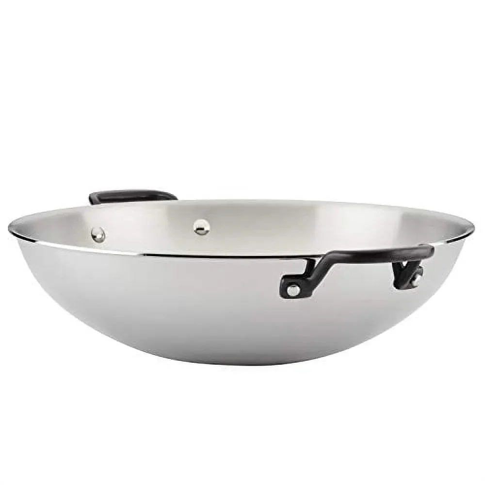 KitchenAid 5-Ply Clad 15-Inch Stainless Steel Induction Wok