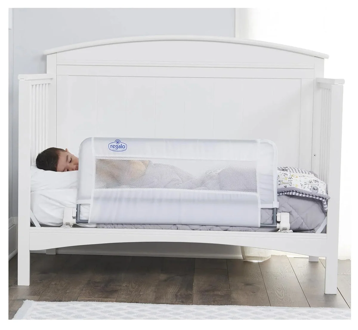 Regalo Convertible Swing Down Crib Rail
