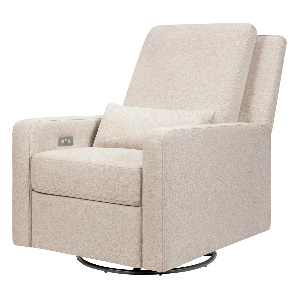 Babyletto Sigi Glider Power Recliner - Light Wood