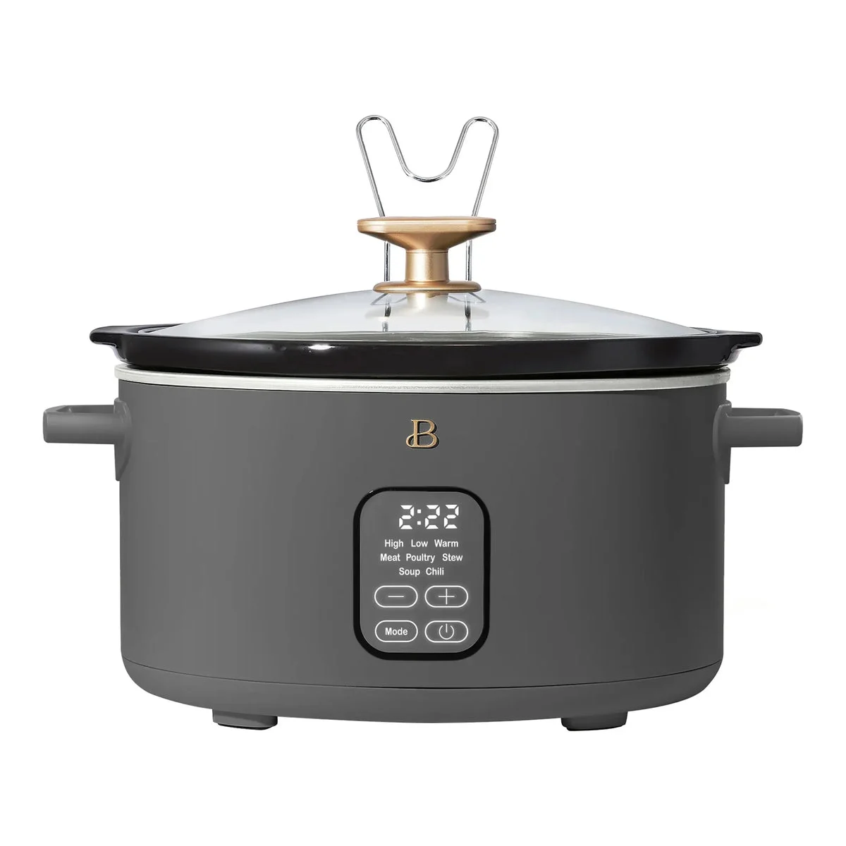 Beautiful Programmable Slow Cooker - Oyster Grey