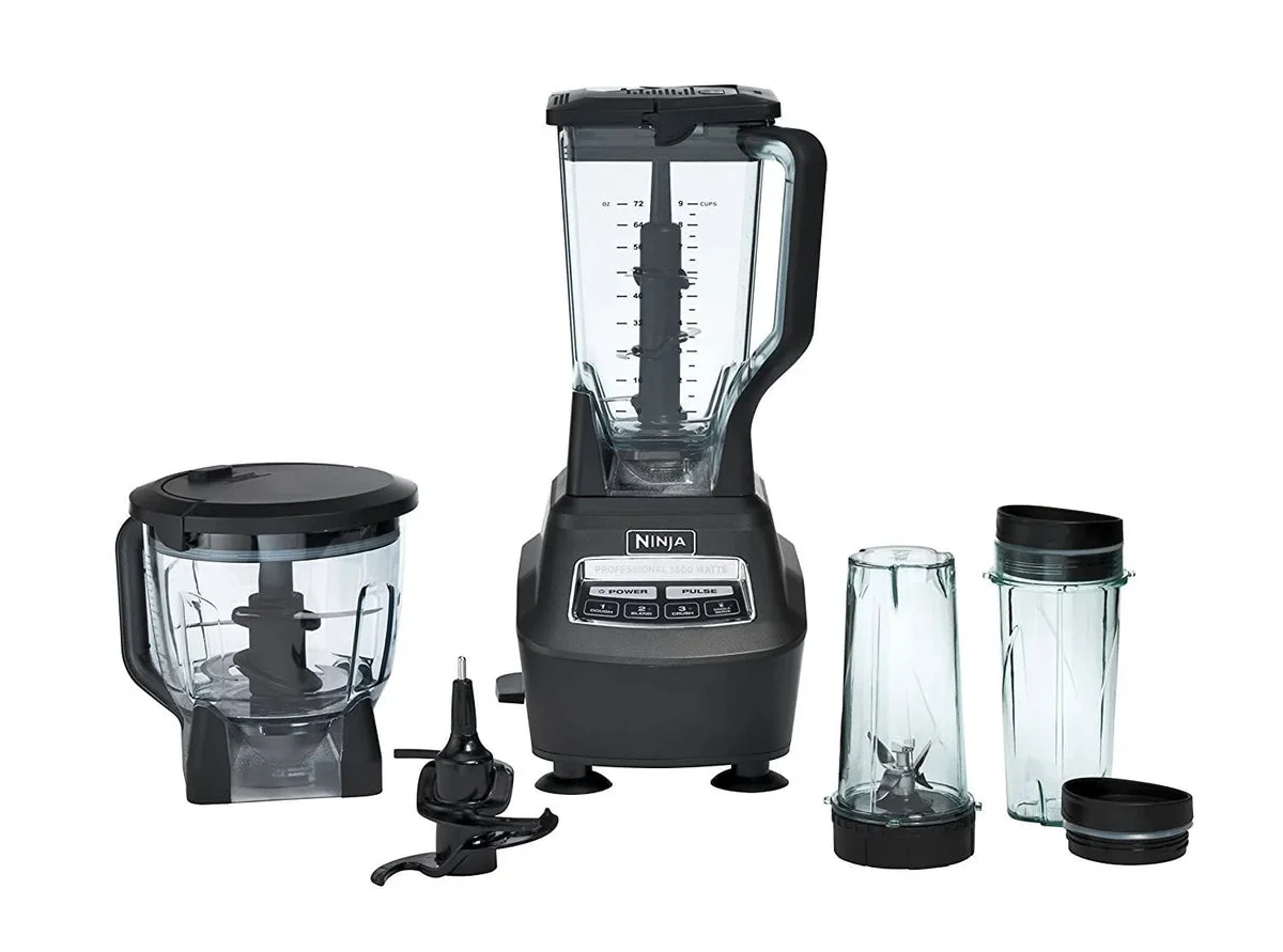 Euro-Pro Mega Kitchen System Blender and Food Processor - Black