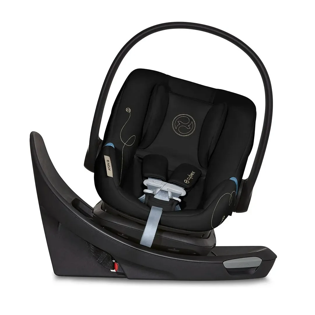 Cybex Aton G Swivel with Base - Moon Black