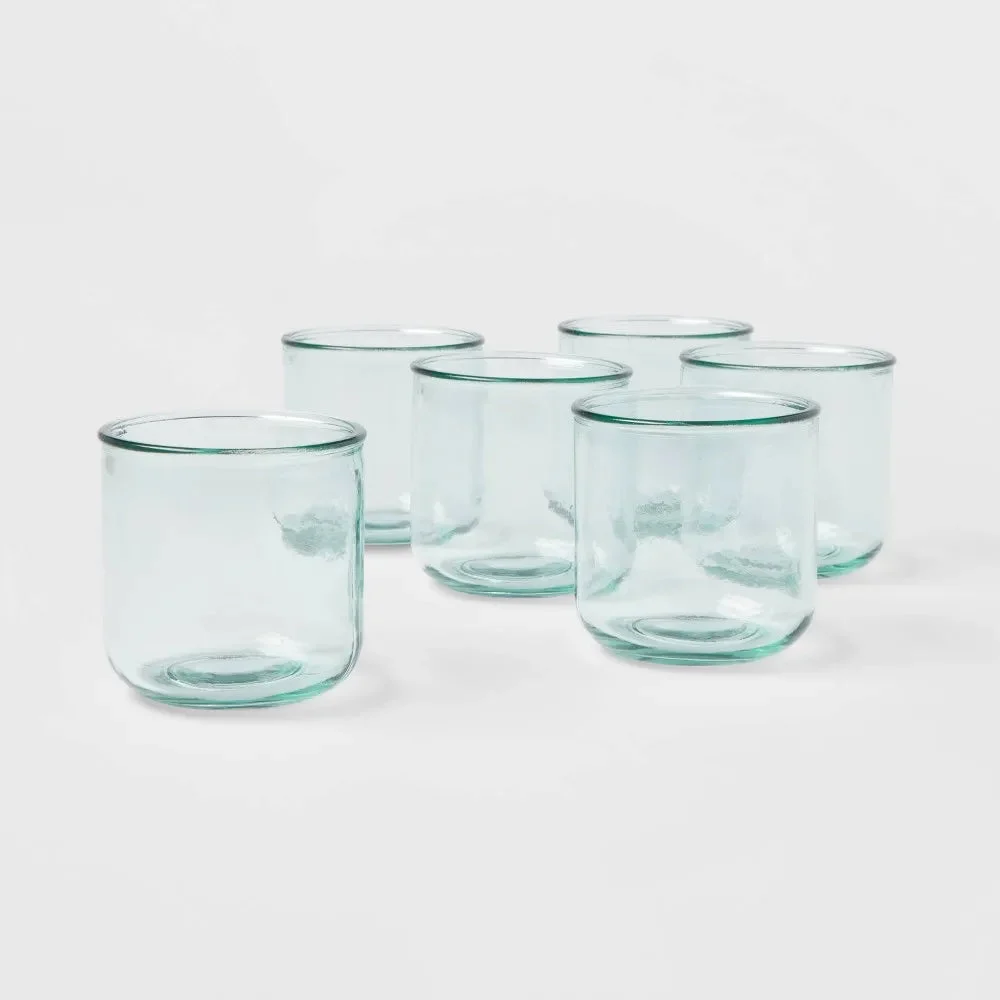 Threshold 12oz 6pk Glass Potomac Double Old-Fashioned Tumblers