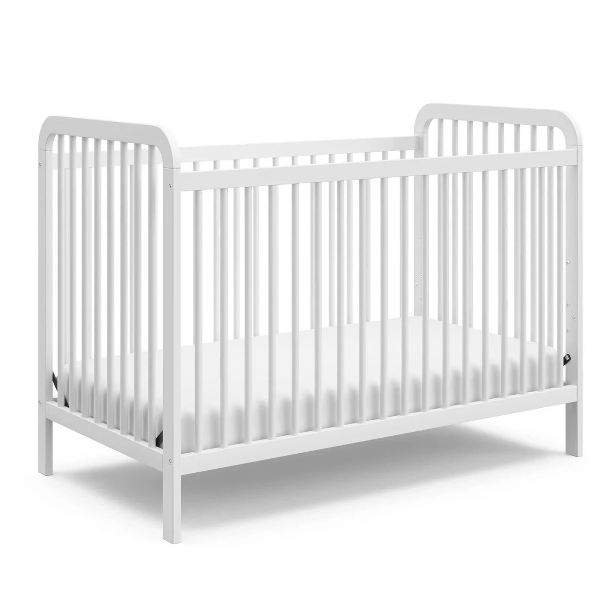 Storkcraft Pasadena White 3-in-1 Convertible Crib - White