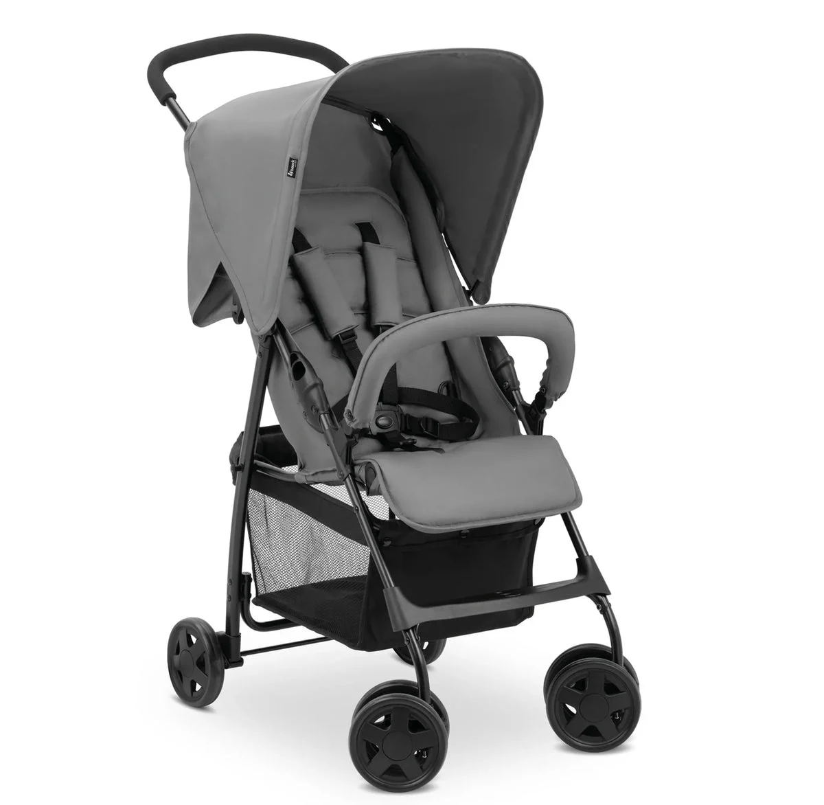 hauck Lightweight Compact Foldable Baby Stroller - Grey