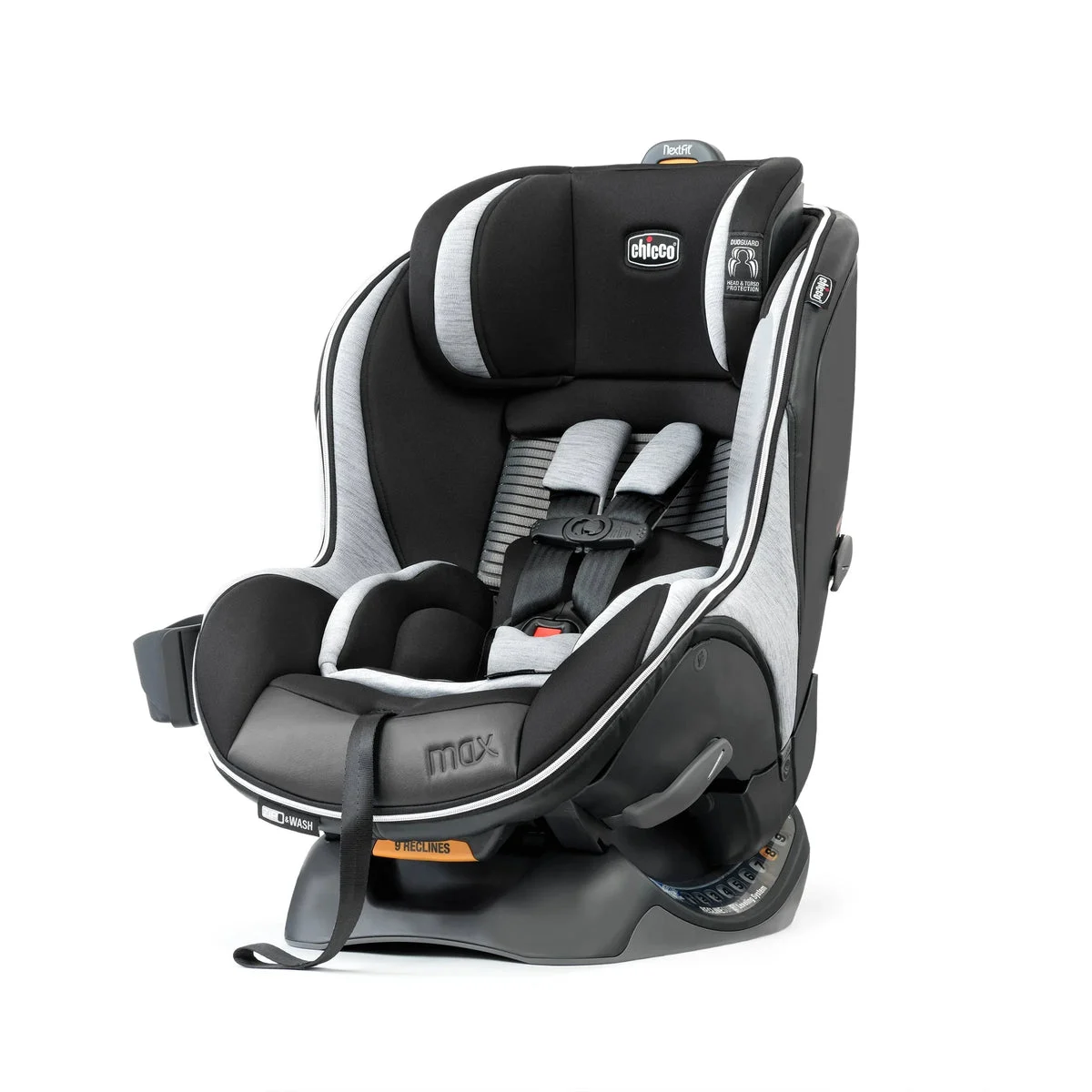 Chicco Nextfit Max Zip Air Convertible Car Seat - Vero Black