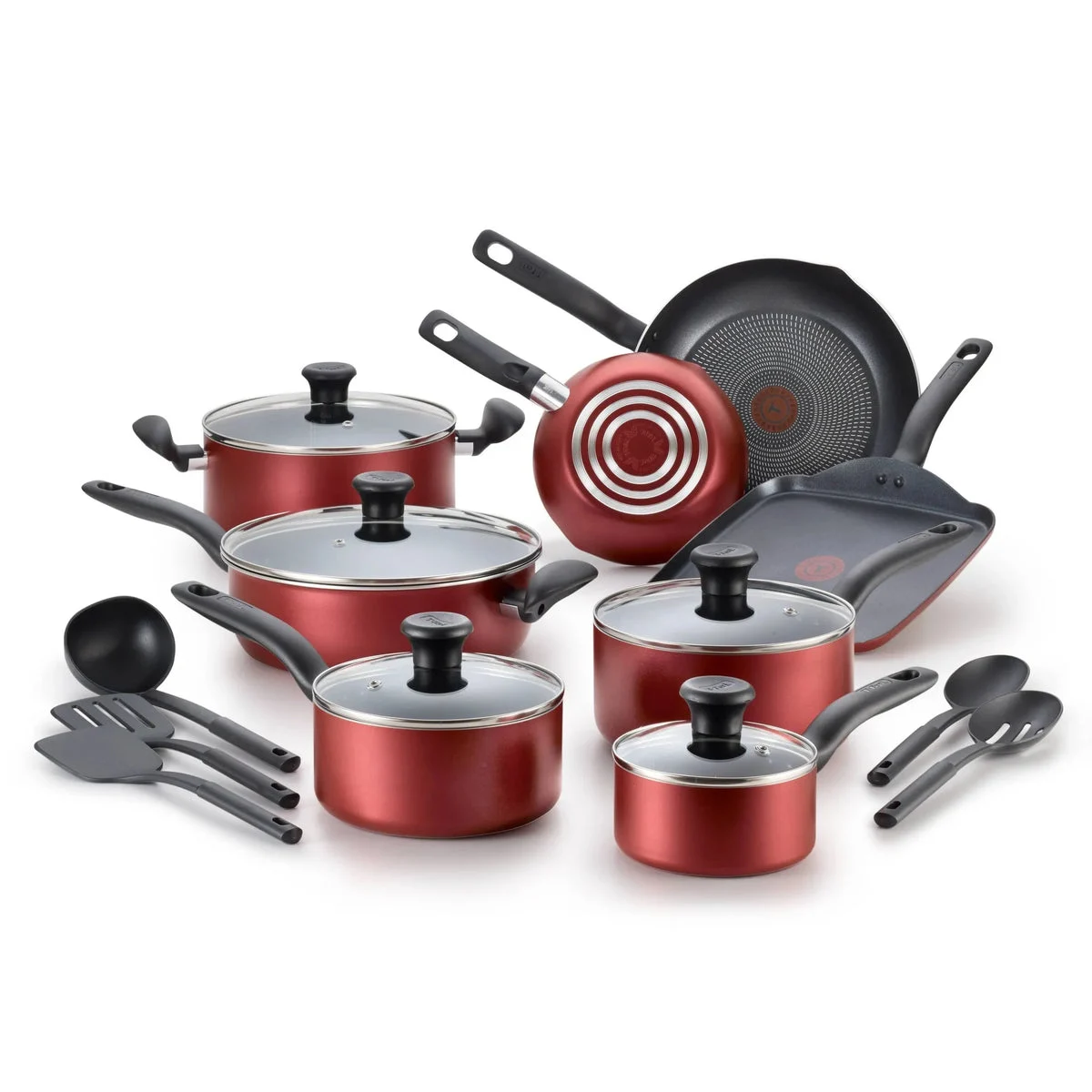 T-Fal Nonstick Cookware Set - 18 Pieces