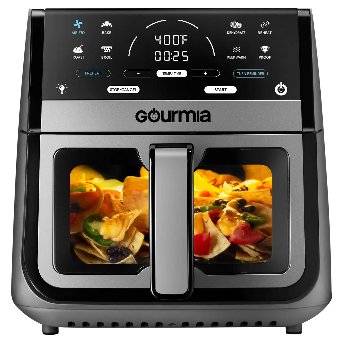 Gourmia Digital Window Air Fryer - Gray