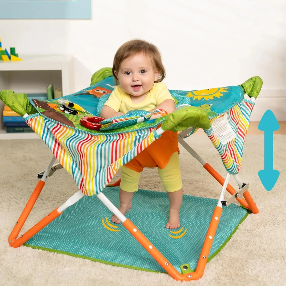 Bright Starts Portable Activity Jumper - Owl Forest
