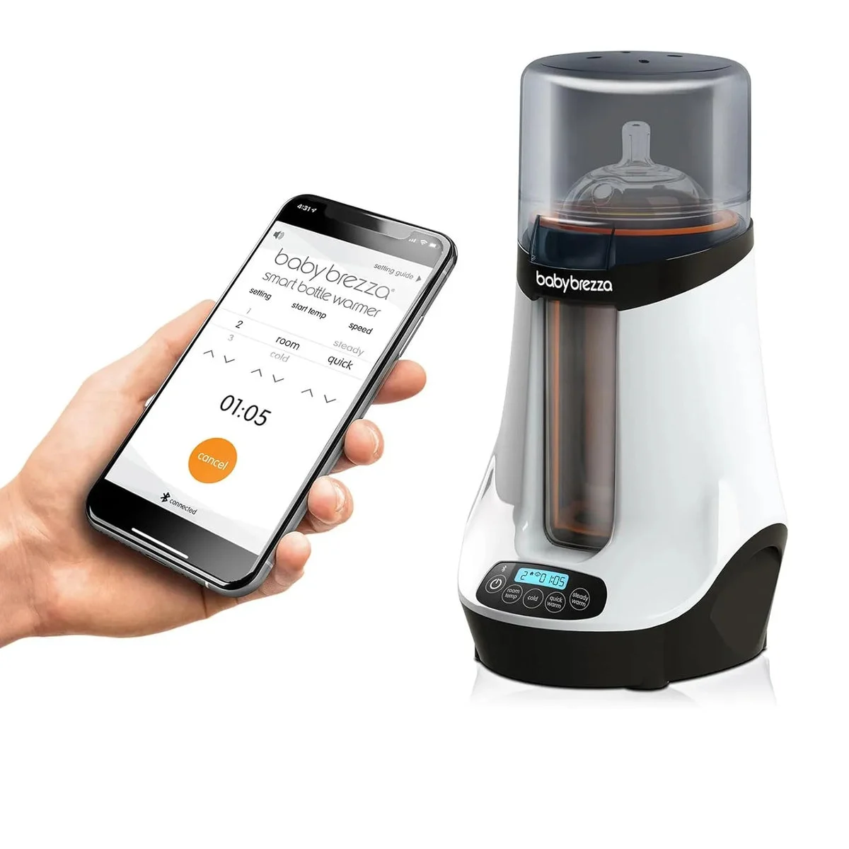 Baby Brezza Smart Baby Bottle Warmer - White