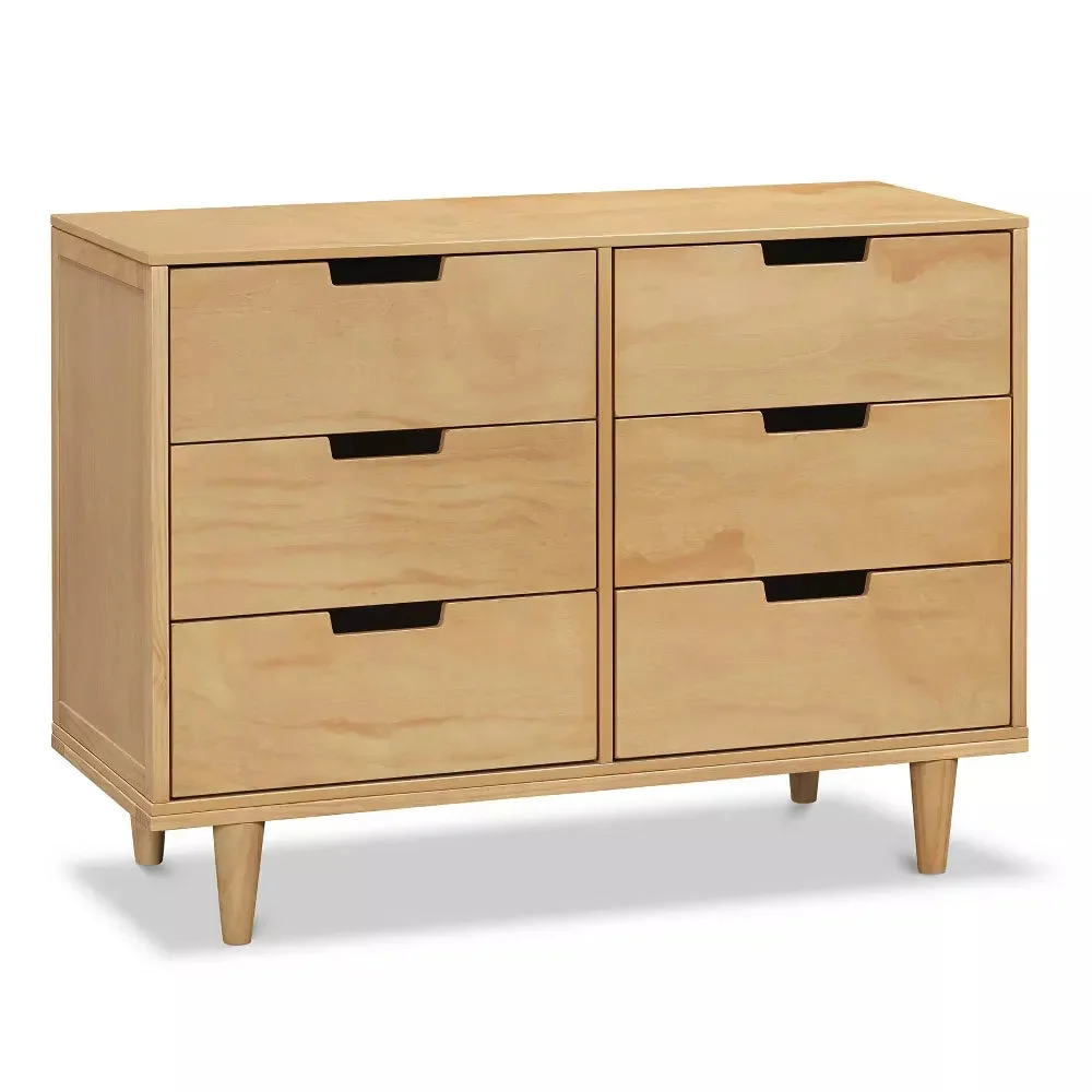 Davinci Marley 6-Drawer Double Dresser in Honey