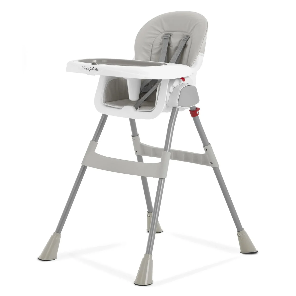 Dream On Me Portable 2-In-1 Table Talk High Chair - Gray