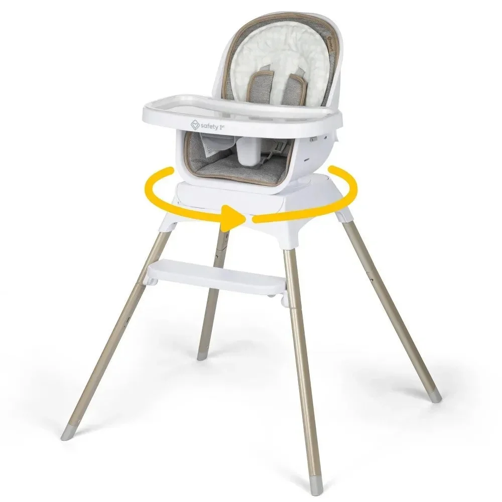 Safety 1st Grow and Go Rotating High Chair - Soft Ash