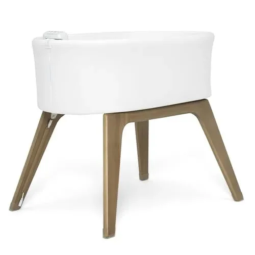 Delta Children Smart Auto-Glide Bassinet - White/Acorn