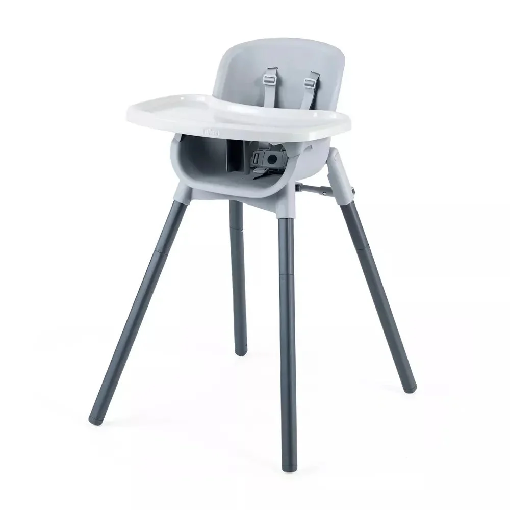 Chicco Zest 4-in-1 Folding High Chair - Grey