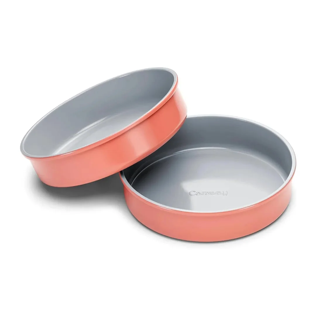 Caraway Non-Stick Ceramic 9” Circle Pans - Perracotta