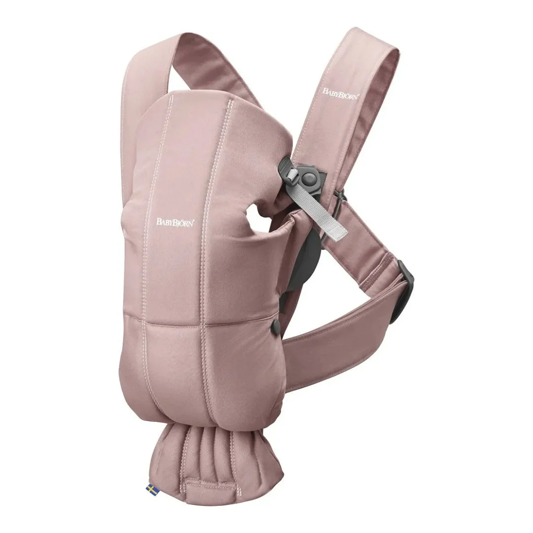 BabyBjörn Baby Carrier Mini - Old Rose, Cotton