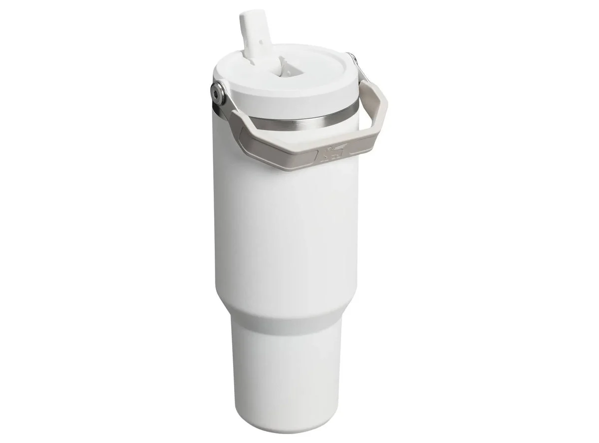 Stanley 40 oz Stainless Steel Ice Flow Flip Straw Tumbler Frost