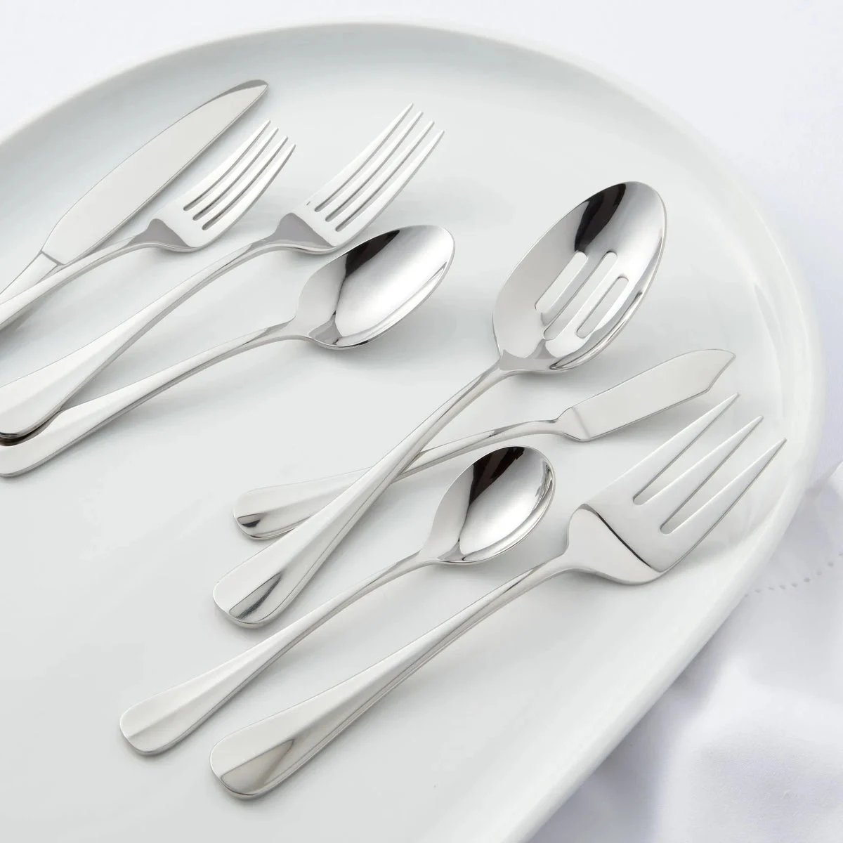 Threshold 45pc Sussex Flatware Set Silver - Threshold