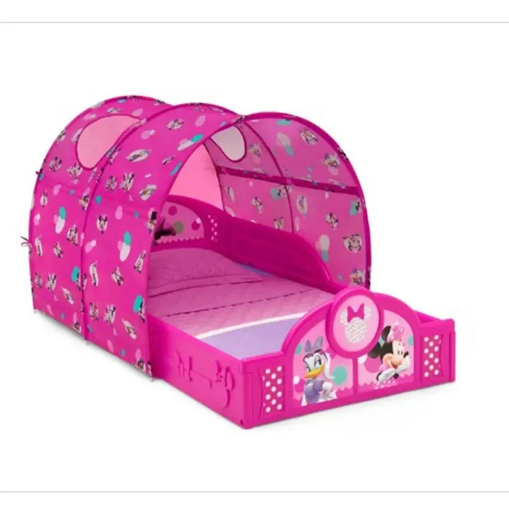 Delta Children Disney Minnie Mouse Toddler Bed with Tent - Pink