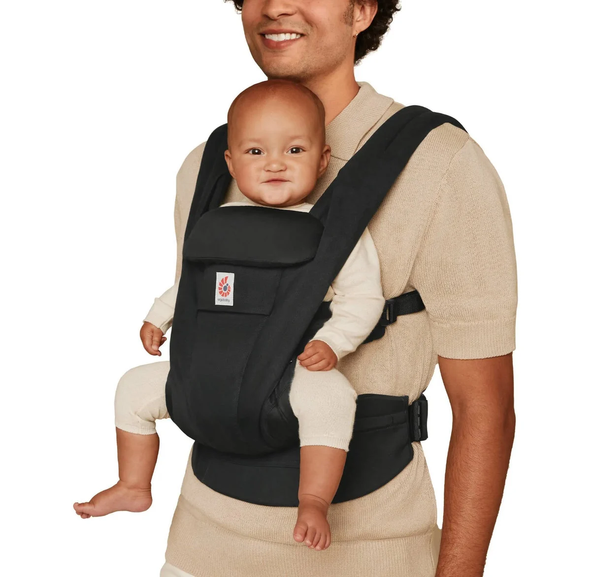 Ergobaby Omni Deluxe Cotton All-in-One Baby Carrier - Onyx Black