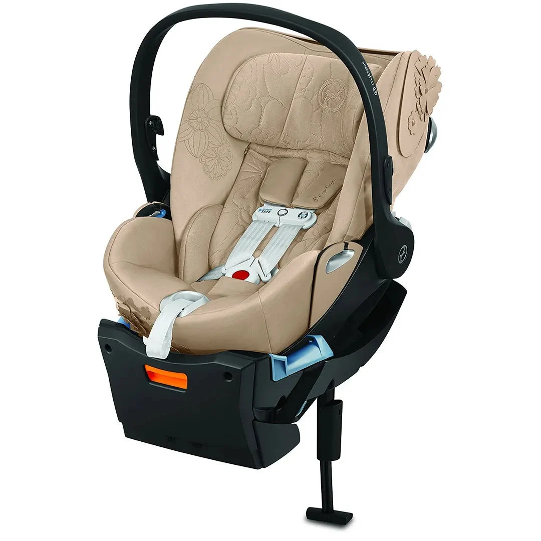 Cybex Cloud Q SensorSafe Car Seat - Simply Flowers - mid beige